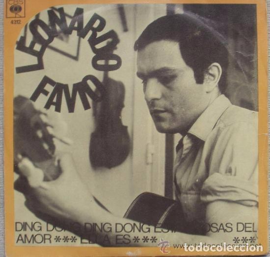 Leonardo Favio Ding Dong Estas Cosas Del Amor Ella Es Cbs 1969