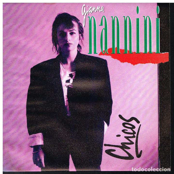Discos de vinilo: GIANNA NANNINI - CHICOS / MASCHI - SINGLE 1992 - Foto 1