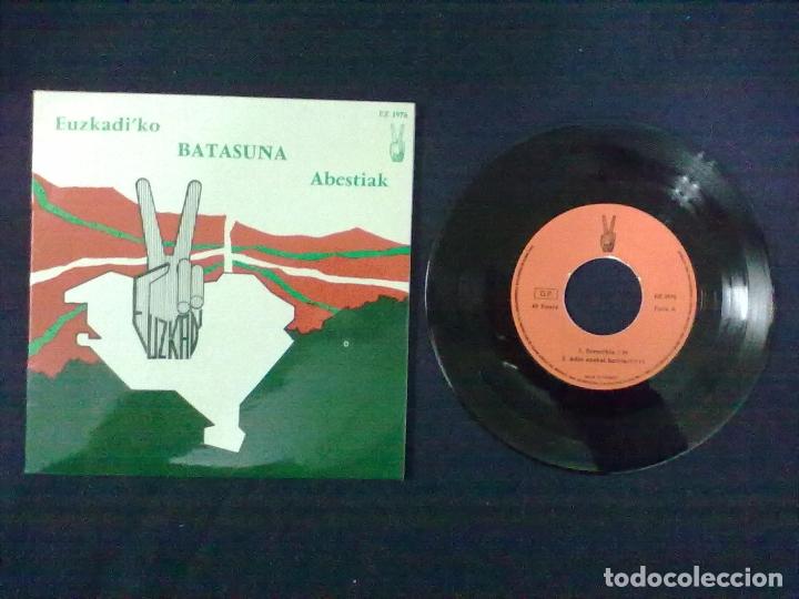 Discos de vinilo: EUZKADIKO BATASUNA ABESTIAK - Foto 1