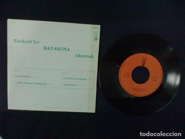 Discos de vinilo: EUZKADIKO BATASUNA ABESTIAK - Foto 2