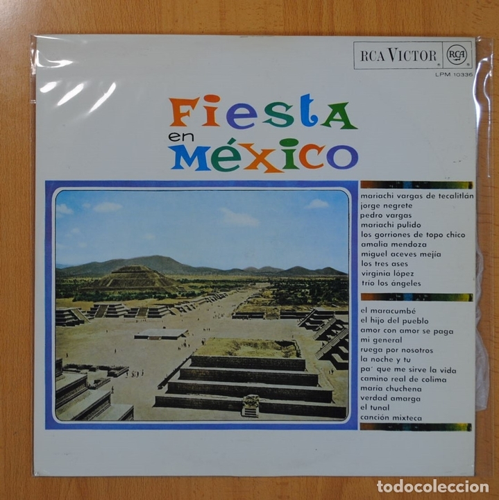 Discos de vinilo: VARIOS - FIESTA EN MEXICO - LP - Foto 1