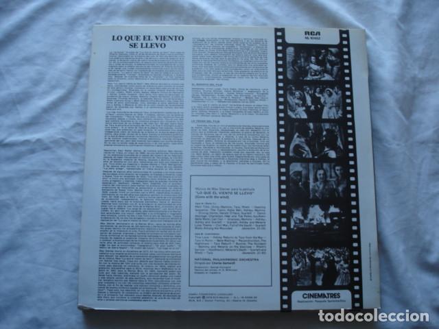 Discos de vinilo: Max Steiner Lo Que El Viento Se Llevo B.S.O. - Foto 2