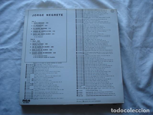 Discos de vinilo: Jorge Negrete   Exitos De Jorge Negrete Vol 2 - Foto 2