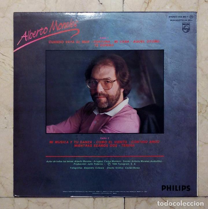 Discos de vinilo: LP ALBERTO MORALES - PHILIPS 1984. - Foto 2