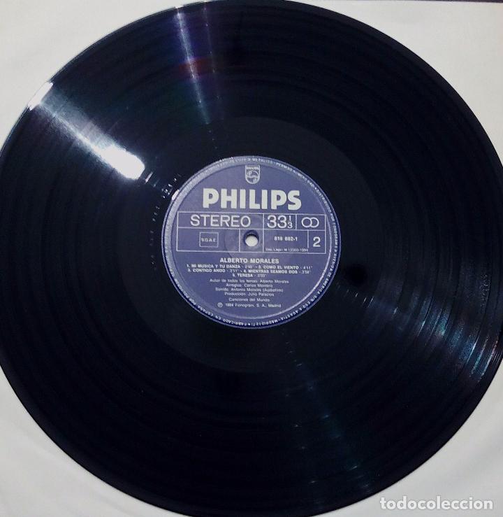 Discos de vinilo: LP ALBERTO MORALES - PHILIPS 1984. - Foto 5