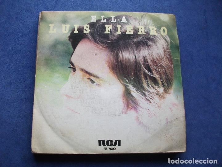 Vinyl-Schallplatten: LUIS FIERRO-ELLA + AS&Iacute;, SOLO AS&Iacute; SINGLE VINILO 1977 SPAIN
