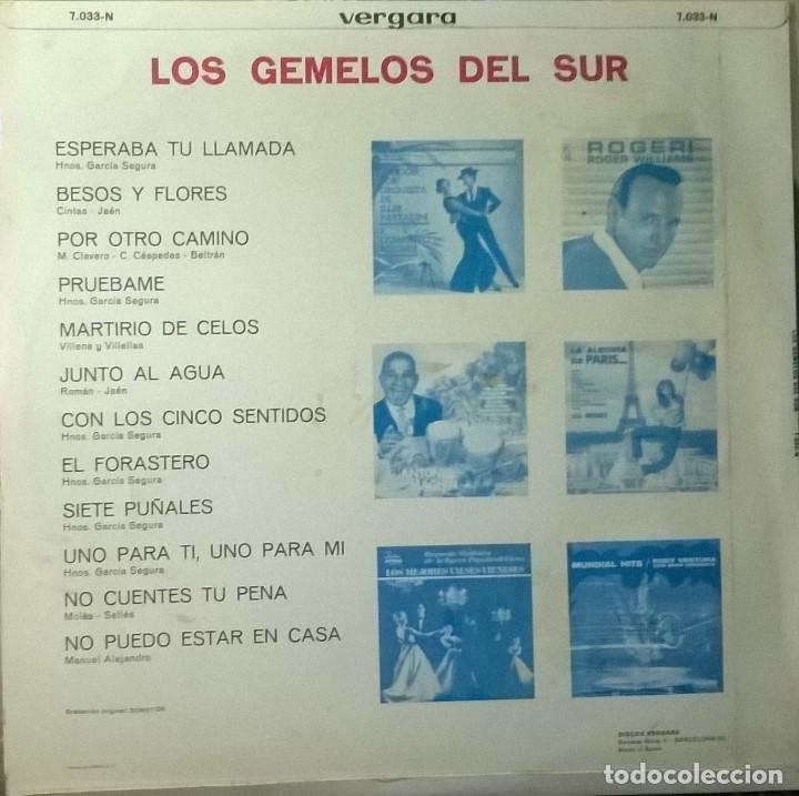 Discos de vinilo: Los Gemelos Del Sur, Los Gemelos Del Sur , 7.033-N - Foto 2