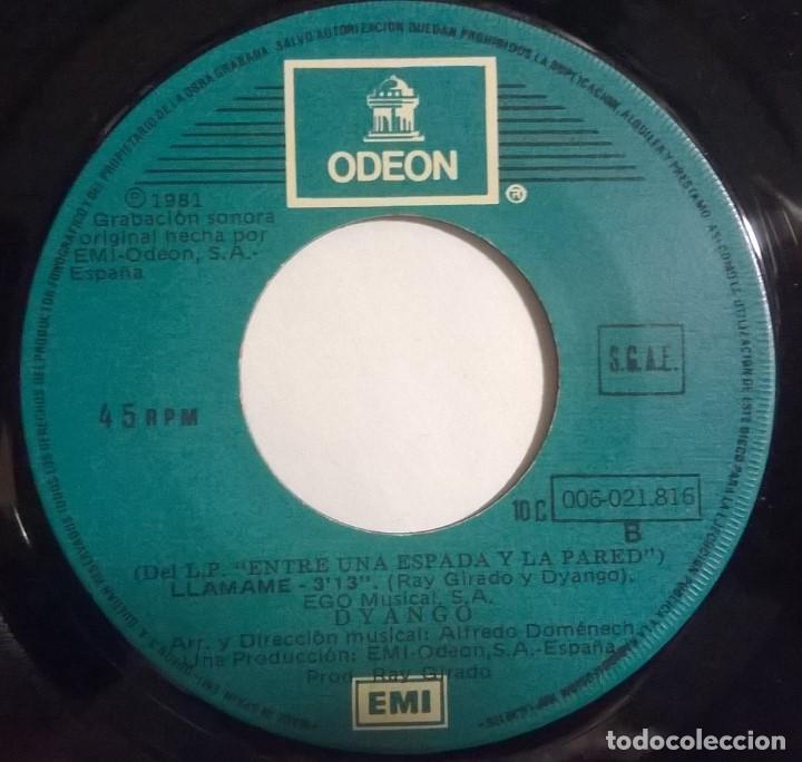 Discos de vinilo: Dyango, Si La Vieras Con Mis Ojos, Odeon-10C 006-021.816 - Foto 3
