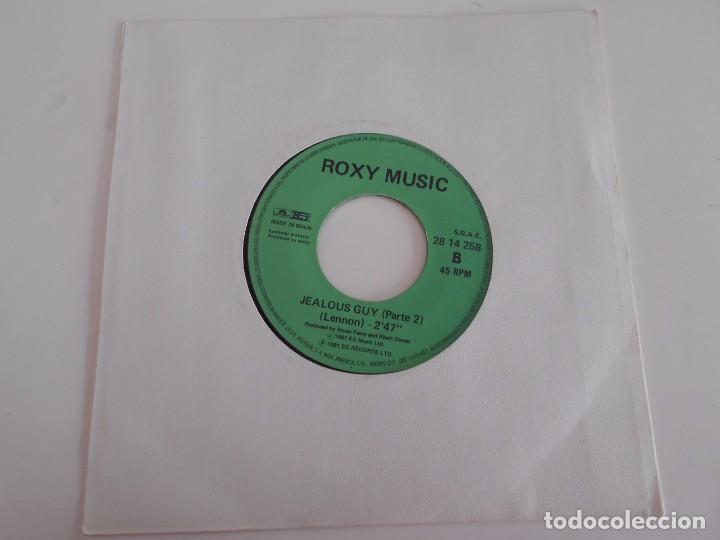 Discos de vinilo: ROXY MUSIC-SINGLE JEALOUS GUY PART.1 Y 2-1981 - Foto 2