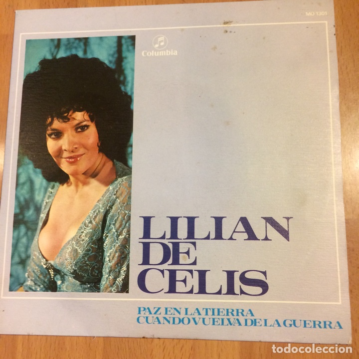 Discos de vinilo: Single Lilian de celis paz en la tierra - Foto 1