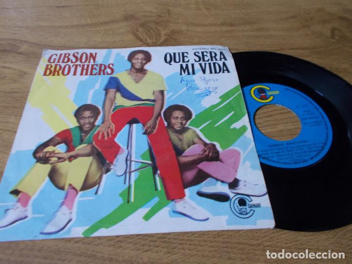 Discos de vinilo: GIBSON BROTHERS. QUE SER&Aacute; MI VIDA. - Foto 1