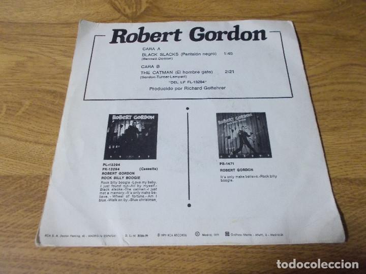 Discos de vinilo: ROBERT GORDON. BLACK SLACKS. - Foto 2