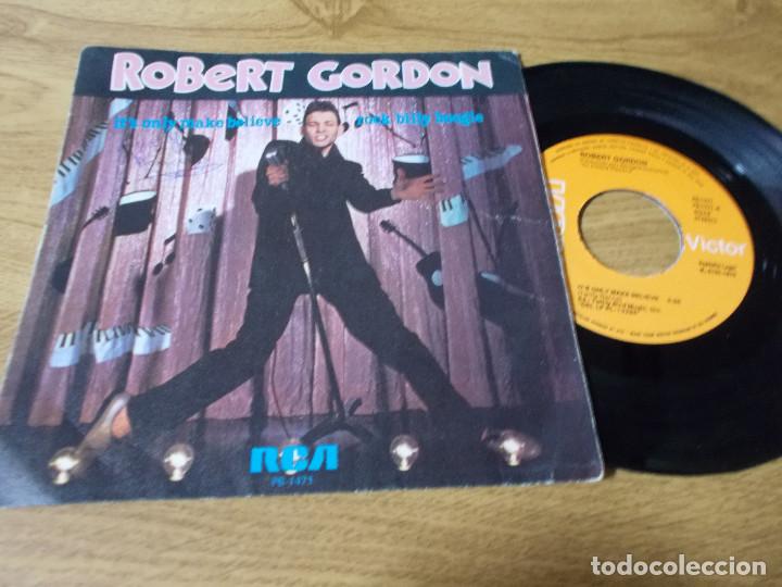 Discos de vinilo: ROBERT GORDON. IT&acute;S ONLY MAKE BELIEVE. - Foto 1