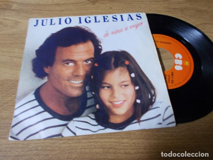 Discos de vinilo: JULIO IGLESIAS. DE NI&Ntilde;A A MUJER. - Foto 1