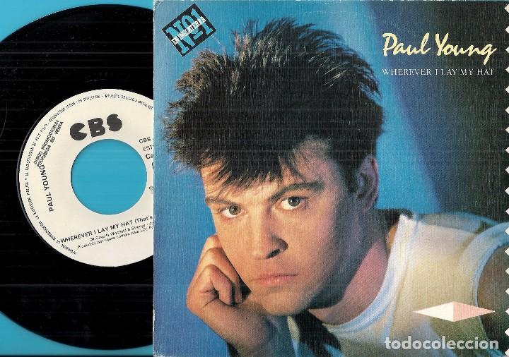 Discos de vinilo: PAUL YOUNG: WHEREVER I LAY MY HAT - Foto 1