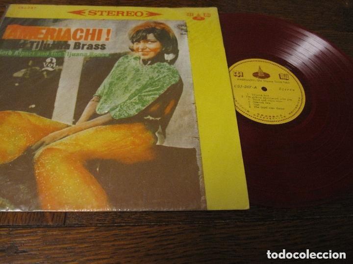 Discos de vinilo: THE TIJUANA BRASS HERB ALPERT `Ameriachi` TAIWAN.VINILO ROJO.RARO - Foto 1