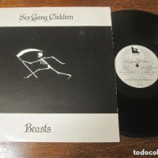 Discos de vinilo: SEX GANG CHILDREN `BEASTS` 1982 PORTADA CENSURADA- GOTHIC. Lote 73635063