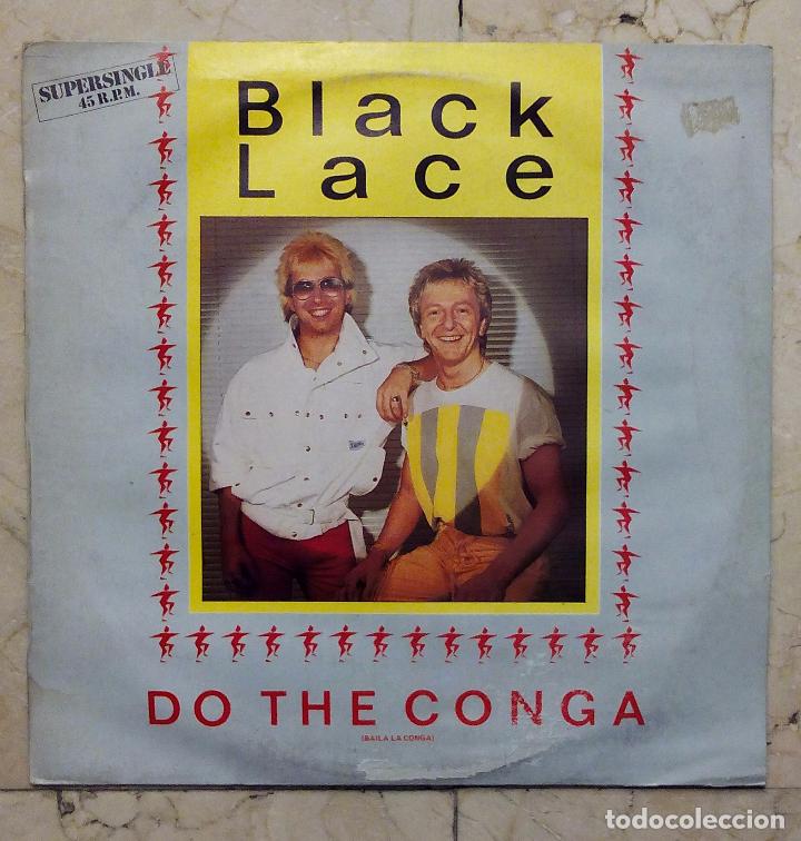 Discos de vinilo: MAXI SINGLE BLACK LACE - DO THE CONGA - RCA 1984. - Foto 1