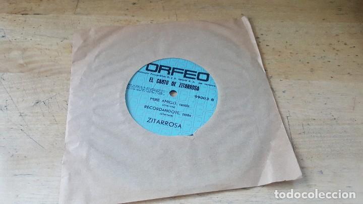 Disques de vinyle: El canto de zitarrosa, milonga para una ni&ntilde;a, la camba, mire amigo y recordandote, orfeo