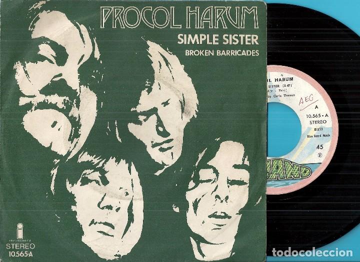Discos de vinilo: PROCOL HARUM: SIMPLE SISTER / BROKEN BARRICADES - Foto 1