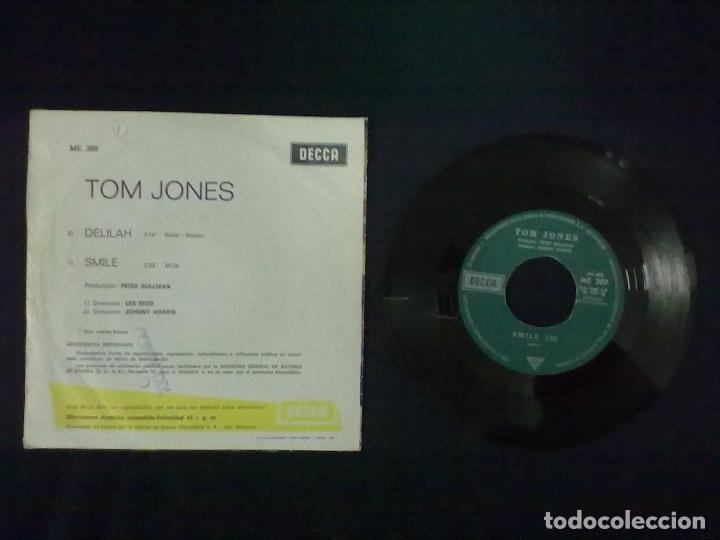 Discos de vinilo: TOM JONES DELILAH SMILE - Foto 2