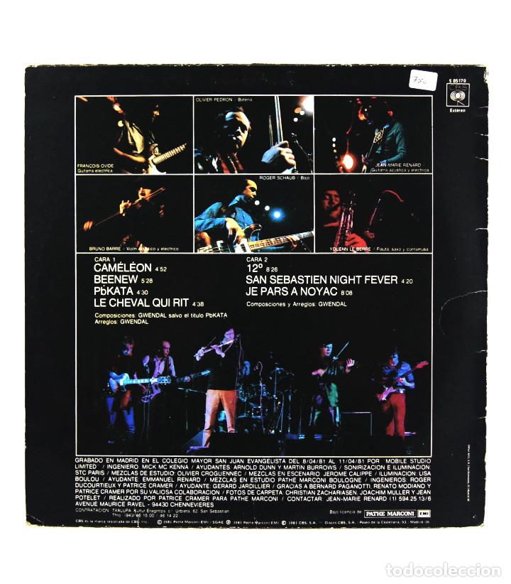 Discos de vinilo: Gwendal - En Concierto (LP, Vinilo, CBS 1981) - Foto 2
