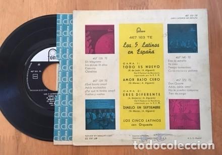 Discos de vinilo: LOS 5 LATINOS EN ESPA&Ntilde;A - 1960 - Foto 2
