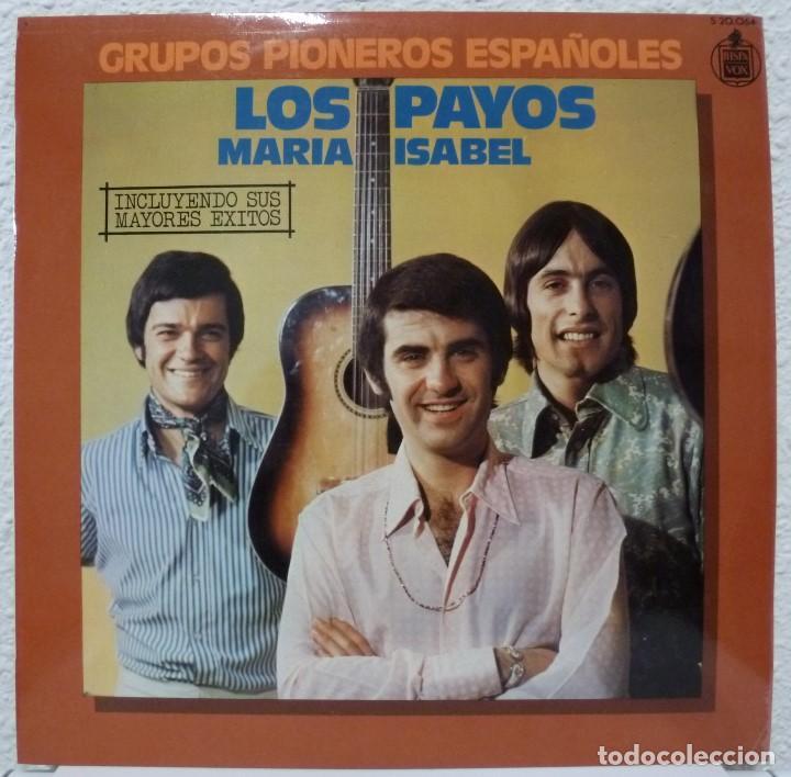 Discos de vinilo: LOS PAYOS - MARIA ISABEL (LP HISPAVOX 1978) - Foto 1
