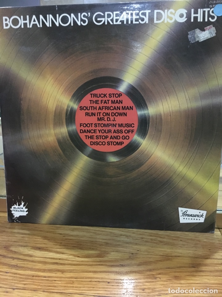 Discos de vinilo: BOHANNONS GREATEST DISCO HITS-1977-NUEVO - Foto 1