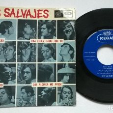Discos de vinilo: LOS SALVAJES TODO NEGRO EP. Lote 193810375