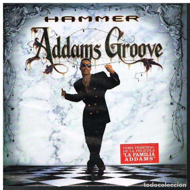 Discos de vinilo: HAMMER - ADDAMS GROOVE (2 VERSIONES) - SINGLE 1991 - Foto 1