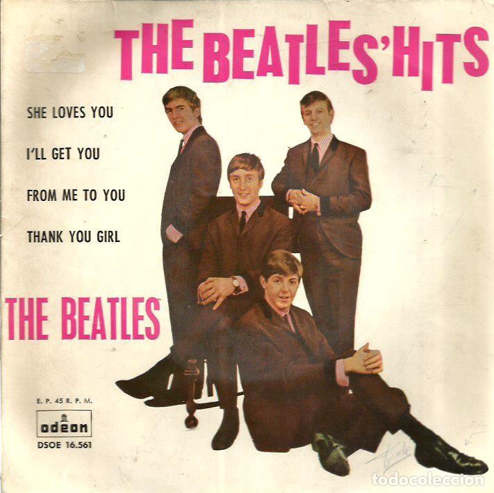 Discos de vinilo: EP THE BEATLES : SHE LOVES YOU - Foto 1