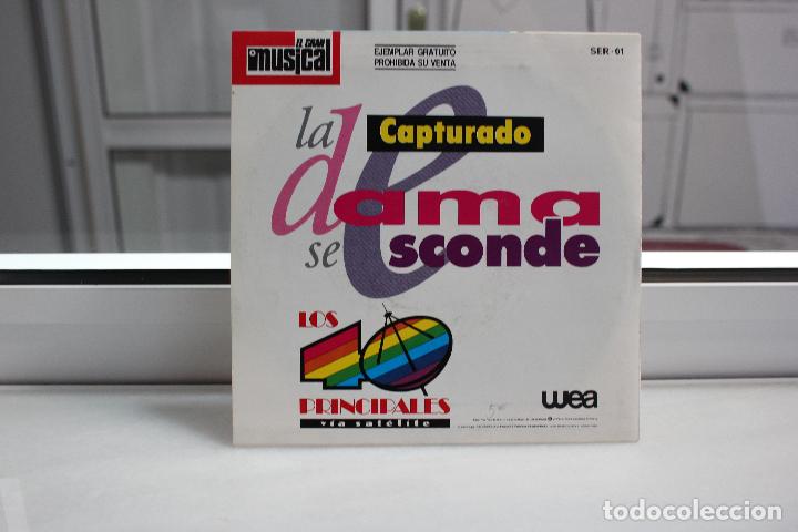 Discos de vinilo: SINGLE LA UNION. VIVIR AL ESTE DEL EDEN - CAPTURADO. - Foto 2