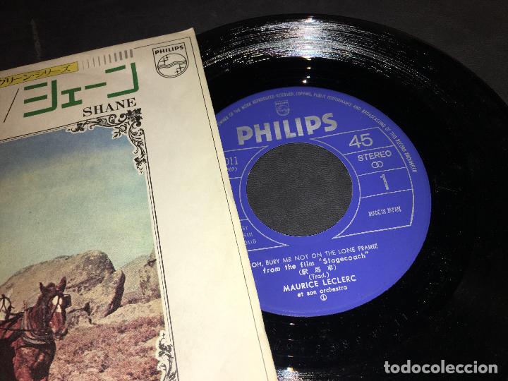 Discos de vinilo: MAURICE LECLERC (STAGECOACH /SHANE) SINGLE JAPAN (EPI5) - Foto 2