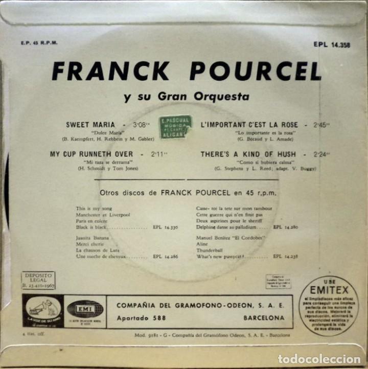 Discos de vinilo: Franck Pourcel ?&ndash; Sweet Maria + 3 temas. - Foto 2