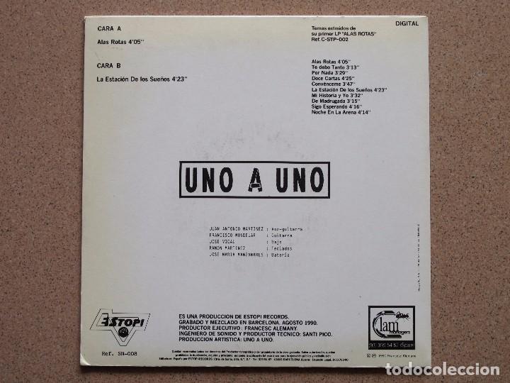 Discos de vinilo: UNO A UNO - ALAS ROTAS - Foto 2