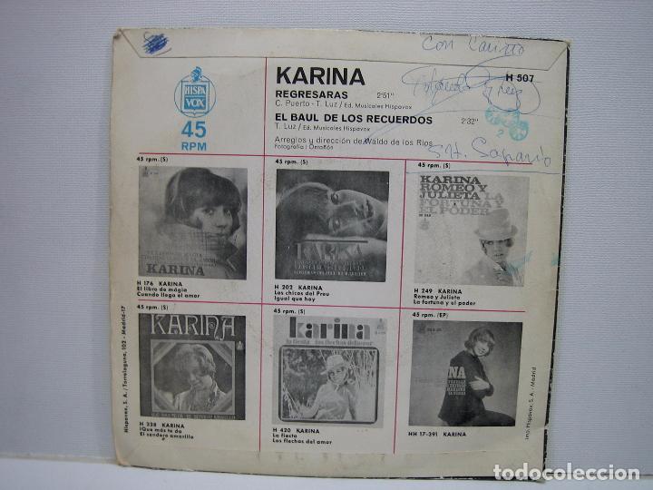 Discos de vinilo: Singles Karina 1969 - Foto 4