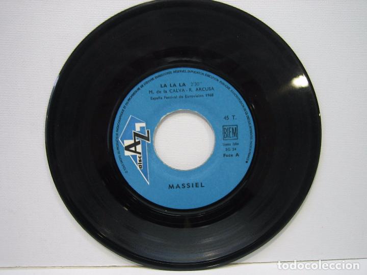 Discos de vinilo: Singles Massiel 1968. La.la.la - Foto 2
