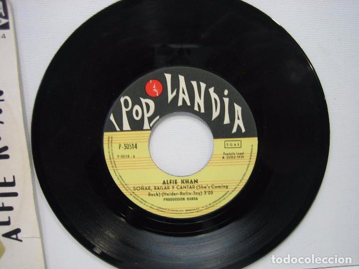 Discos de vinilo: Singles Alfie Khan 1970 - Foto 2