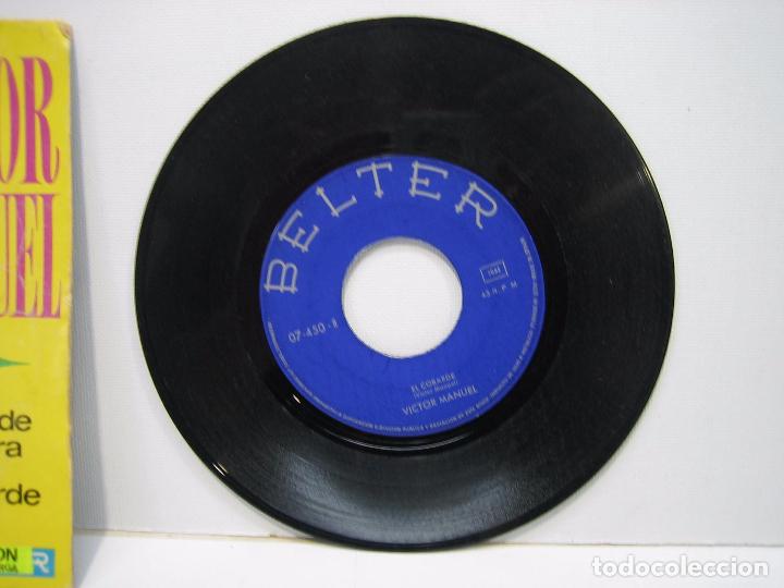 Discos de vinilo: Singles V&iacute;ctor Manuel 1968 - Foto 3