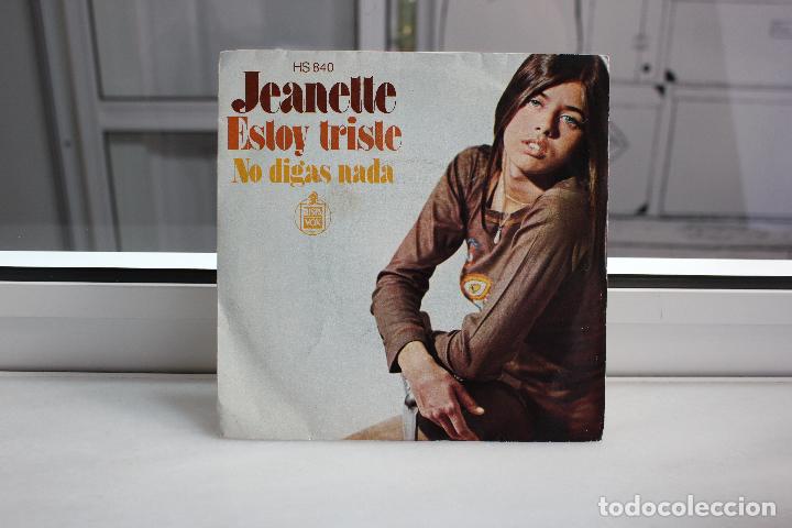 Discos de vinilo: SINGLE JEANETTE. ESTOY TRISTE - NO DIGAS NADA. - Foto 1