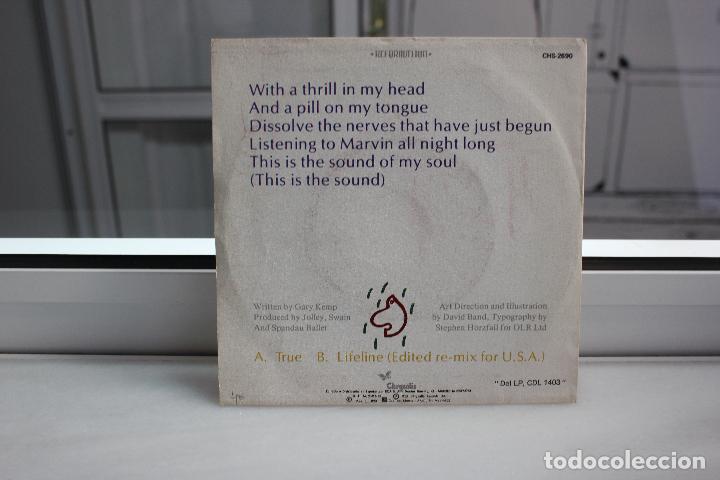 Discos de vinilo: SINGLE SPANDAU BALLET. TRUE - LIFELINE. - Foto 2