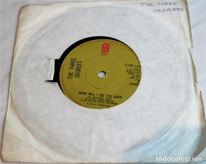 Discos de vinilo: The Three Degrees When will I see you again?. - Foto 1