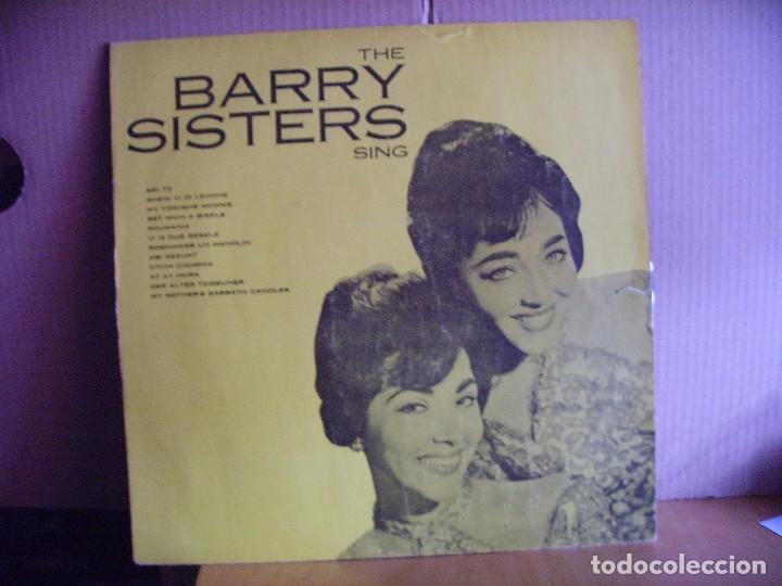 Discos de vinilo: THE BARRY SISTERS ---- SING - Foto 1