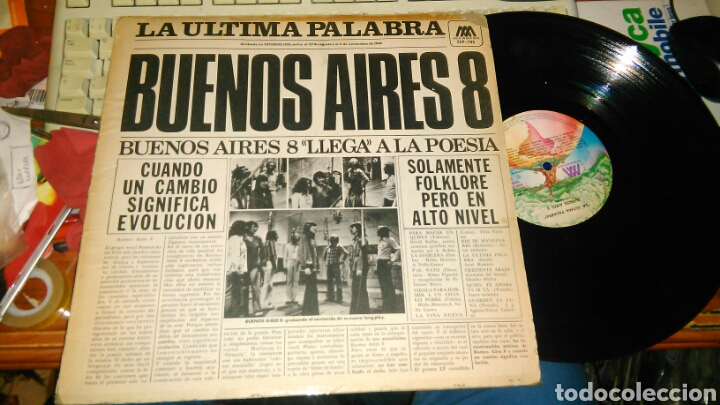 Vinyl records: La ultima palabra lp buenos aires 7.argentina 1976
