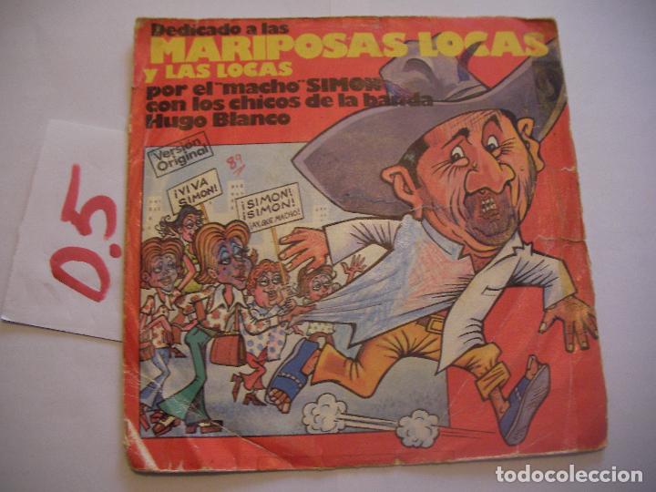 Discos de vinil: ANTIGUA CARATULA SINGLE - SIMON Y LA BANDA HUGO BLANCO - ENVIO INCLUIDO A ESPA&Ntilde;A