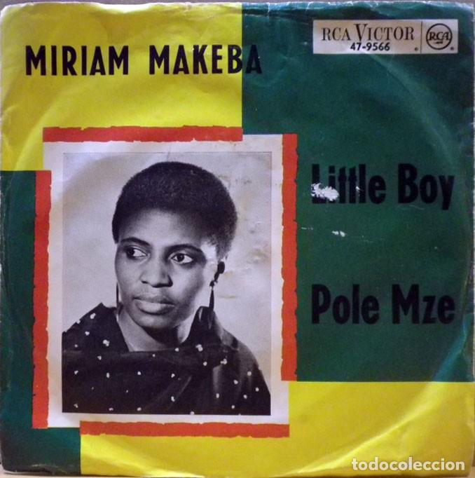Discos de vinilo: Miriam Makeba - Little boy / Pole Mze - Foto 1