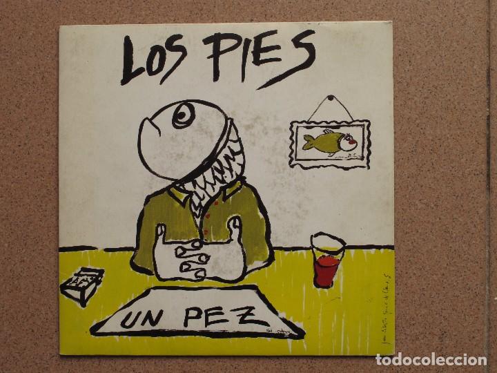 Discos de vinilo: LOS PIES - UN PEZ + A SOLAS CON LOS GRILLOS - Foto 1