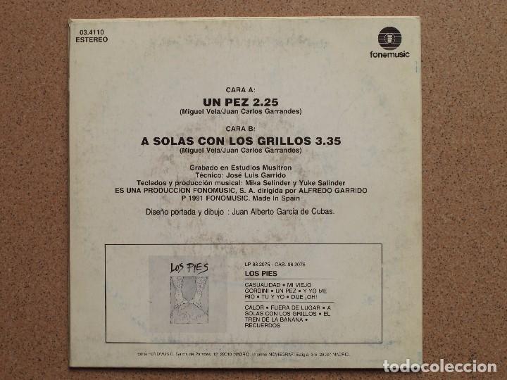Discos de vinilo: LOS PIES - UN PEZ + A SOLAS CON LOS GRILLOS - Foto 2