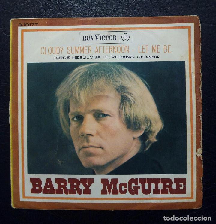 Discos de vinilo: SINGLE BARRY McGUIRE - CLOUDY SUMMER AFTERNOON - RCA 1966. - Foto 1